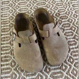 Birkenstock Boston Oiled Leather Tobacco Brown 38